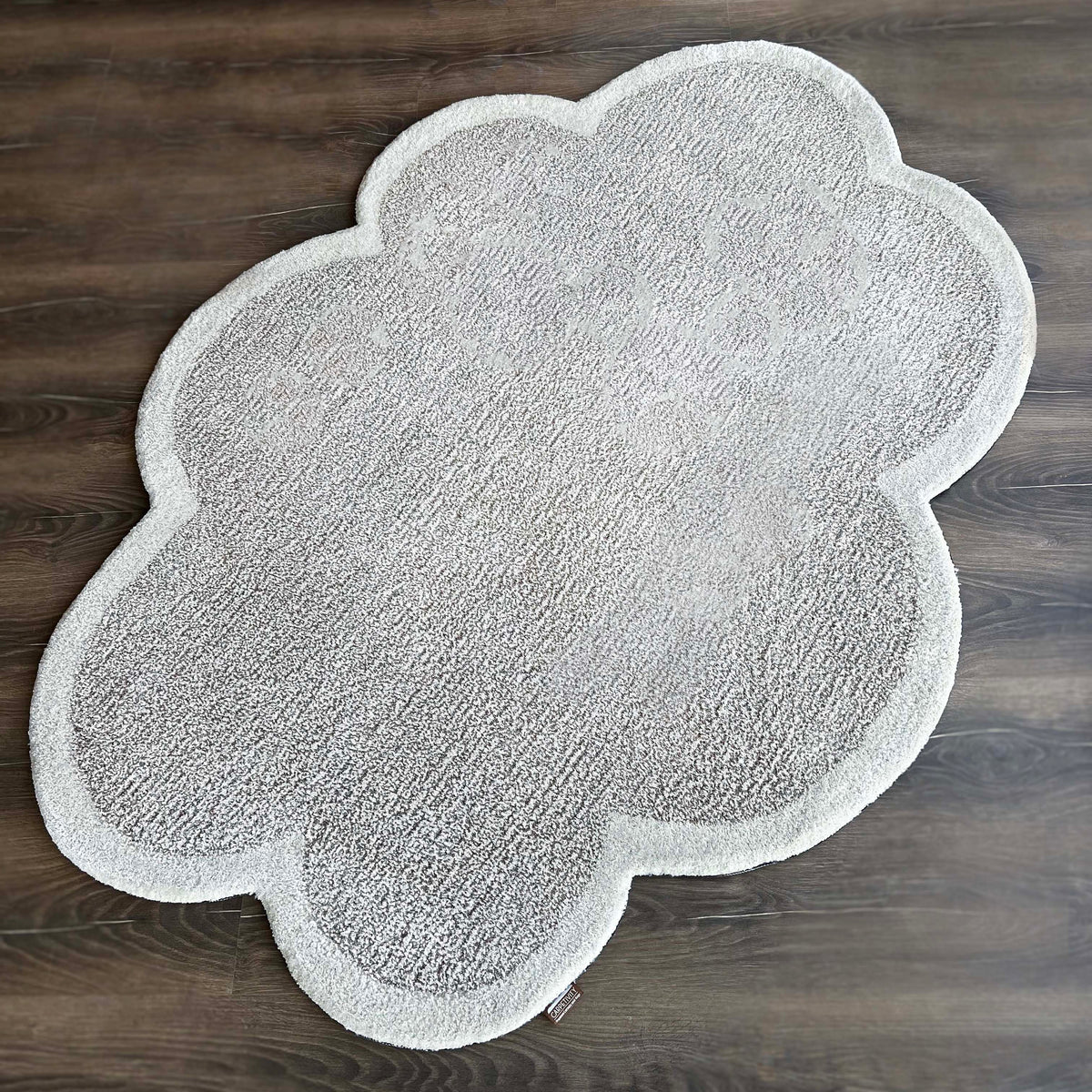 Beige cloud shape