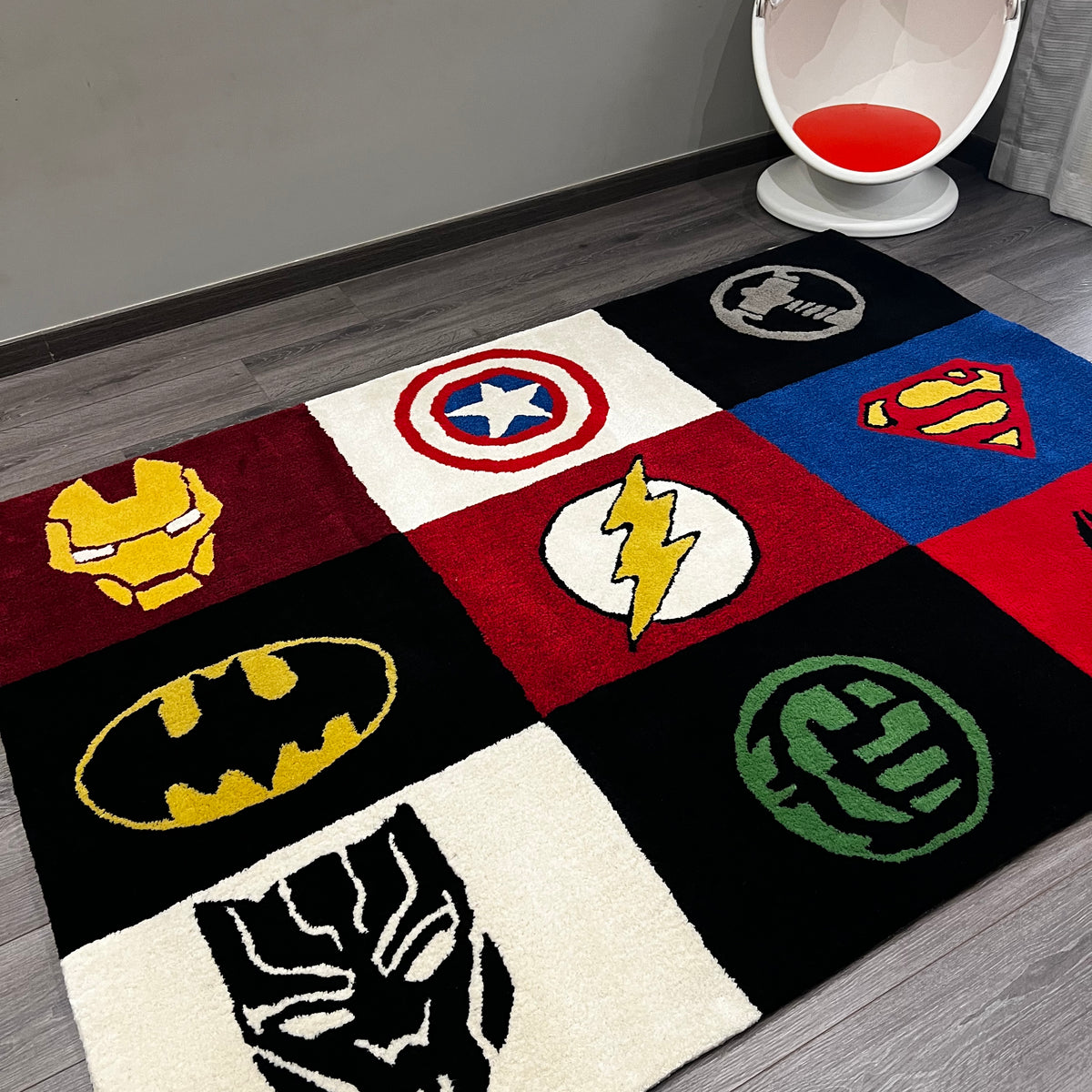 Super Heros Kids Carpet