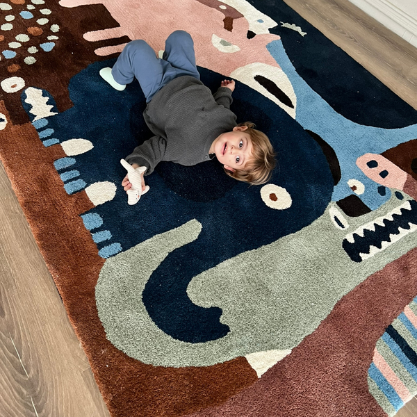 Abstract Animals Carpet