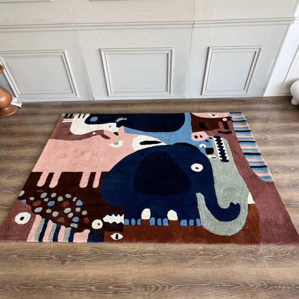 Abstract Animals Carpet