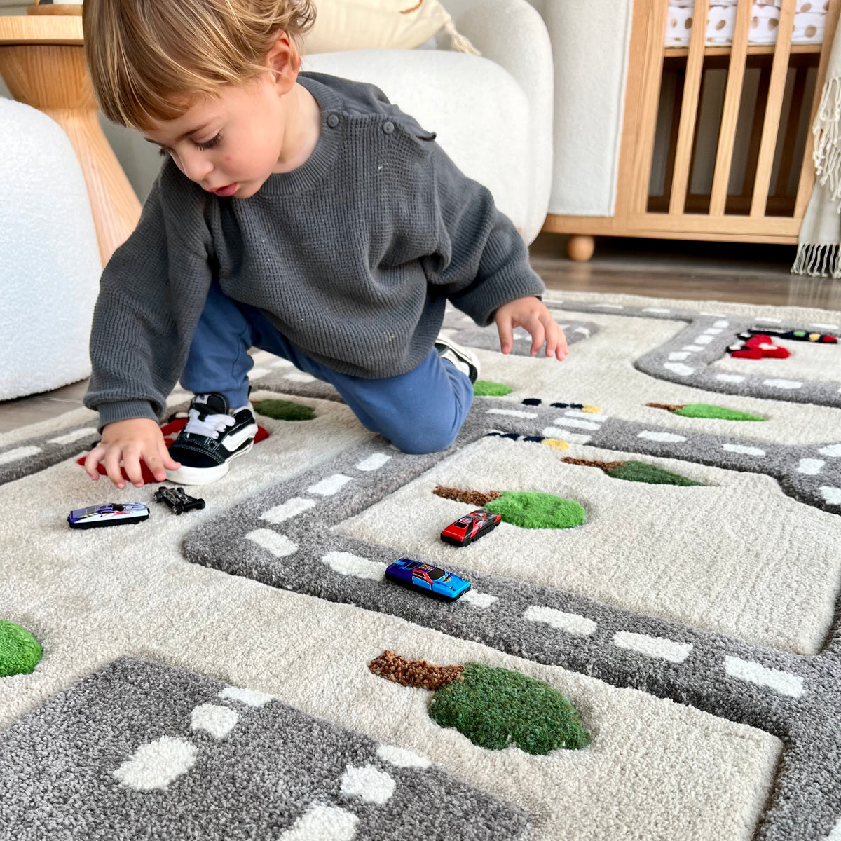 Cars Town Kids Carpet