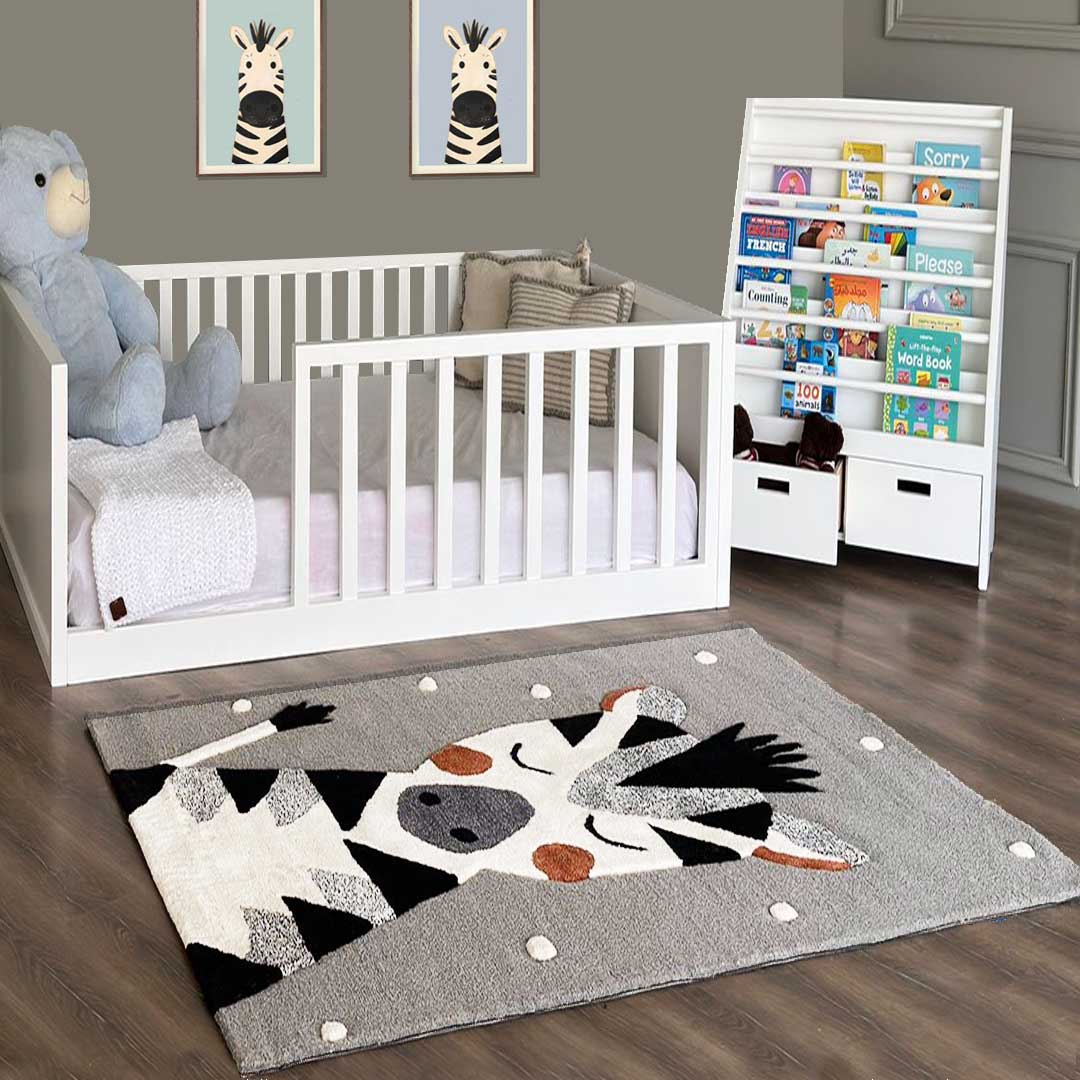 Zen Zebra kids carpet